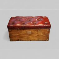 Victorian camphorwood ottoman