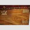 Victorian camphorwood ottoman brass ring