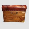 Victorian camphorwood ottoman end