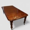 William IV mahogany extending dining table angle
