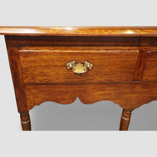 19thc. oak pot board dresser base drawer handle