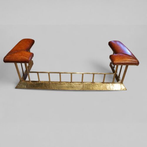 Arts and crafts brass club fender