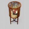 Edwardian Satinwood bijouterie cabinet end view