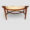 Edwardian Satinwood bijouterie cabinet stretcher