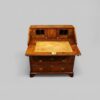 George III walnut bureau flap open