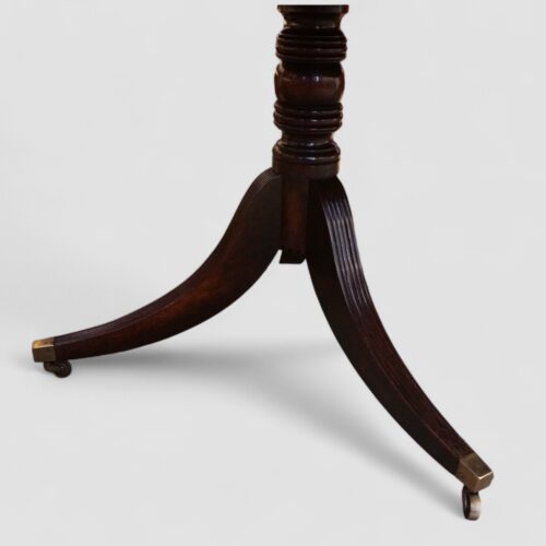 Georgian style dining twin pedestal dining table base