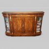 Victorian inlaid walnut 4-door credenza