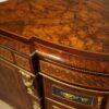 Victorian inlaid walnut 4 door credenza edge moulding
