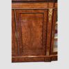 Victorian inlaid walnut 4 door credenza panel door