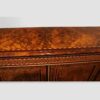 Victorian inlaid walnut 4 door credenza top detail