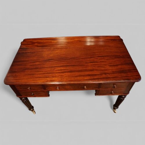 Victorian mahogany dressing table top