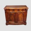 Victorian mahogany serpentine chiffonier