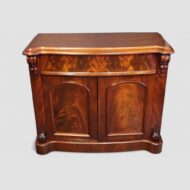 Victorian mahogany serpentine chiffonier