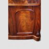 Victorian mahogany serpentine chiffonier door