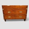Victorian officers teak military chest lower section