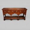 Antique 3 drawer pot board dresser base 1
