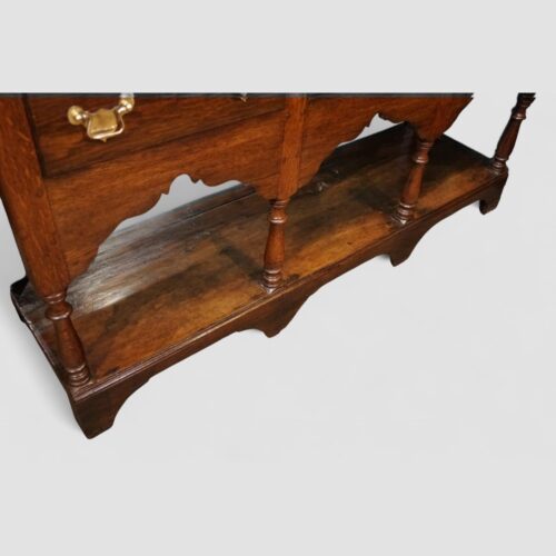 Antique 3 drawer pot board dresser base boards on base