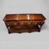 Antique 3 drawer pot board dresser base drawers open