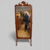 Edwardian mahogany cheval mirror