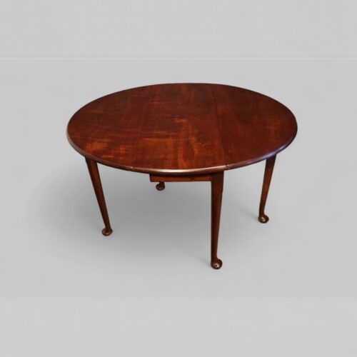 George II mahogany drop flap table