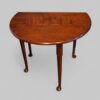 George II mahogany drop flap table one flap up