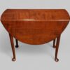 George II mahogany drop flap table side