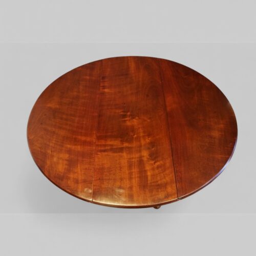 George II mahogany drop flap table top