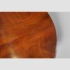 George II mahogany drop flap table top detail