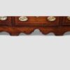 Georgian oak cabriole leg dresser base shaped apron