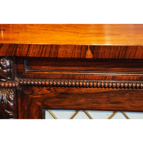 Gillows rosewood chiffonier beading
