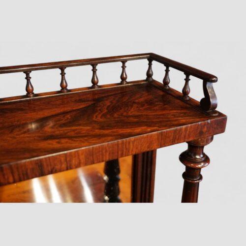 Gillows rosewood chiffonier gallery detail