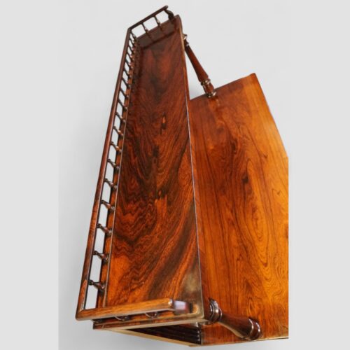Gillows rosewood chiffonier top shelf