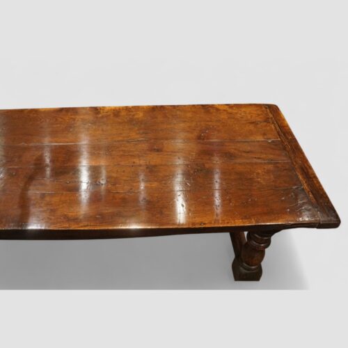 Large Antique oak refectory table patina