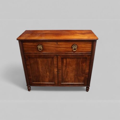 Regency mahogany side cabinet