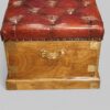 Victorian camphorwood ottoman end