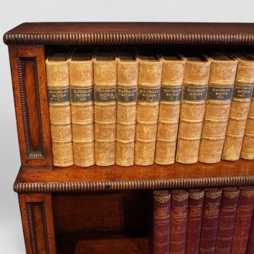 William IV mahogany chiffonier nulled moulding