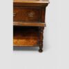 18th century oak pot board dresser base leg