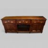18thc. oak dog kennel dresser base
