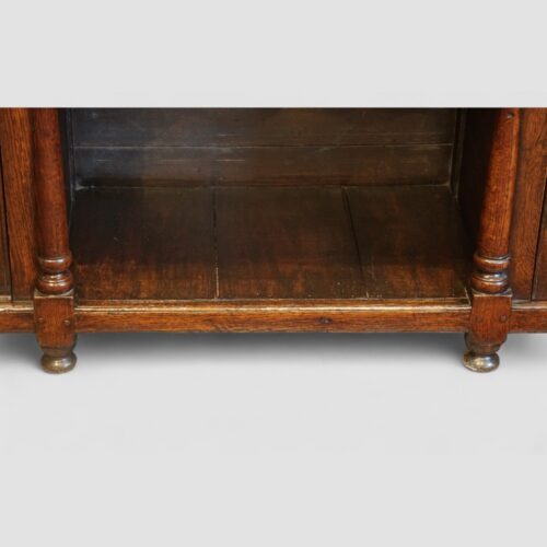 18thc. oak dog kennel dresser base boards