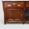 18thc. oak dog kennel dresser base door