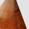 Antique oak cabriole leg dresser base detail top