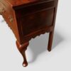 Antique oak cabriole leg dresser base panel end