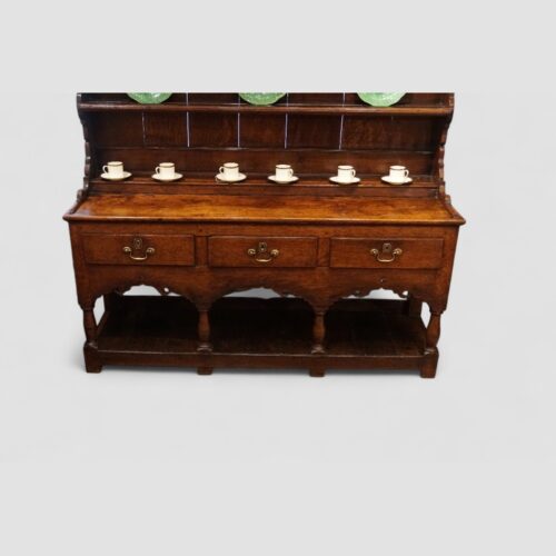 Antique oak cottage dresser base