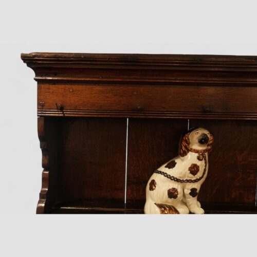 Antique oak cottage dresser rack