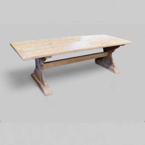 Custom made Refectory dining table 244cms long