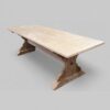 Custom made Refectory dining table 244cms long at angle