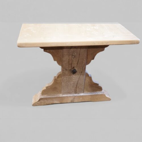Custom made Refectory dining table 244cms long trestle support