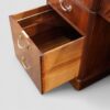 Edwardian mahogany partners desk file drawer