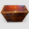 Edwardian mahogany partners desk leather tooling