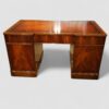 Edwardian mahogany partners desk rear